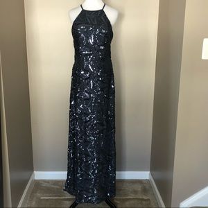 Sequined evening dress by Nightway NWT